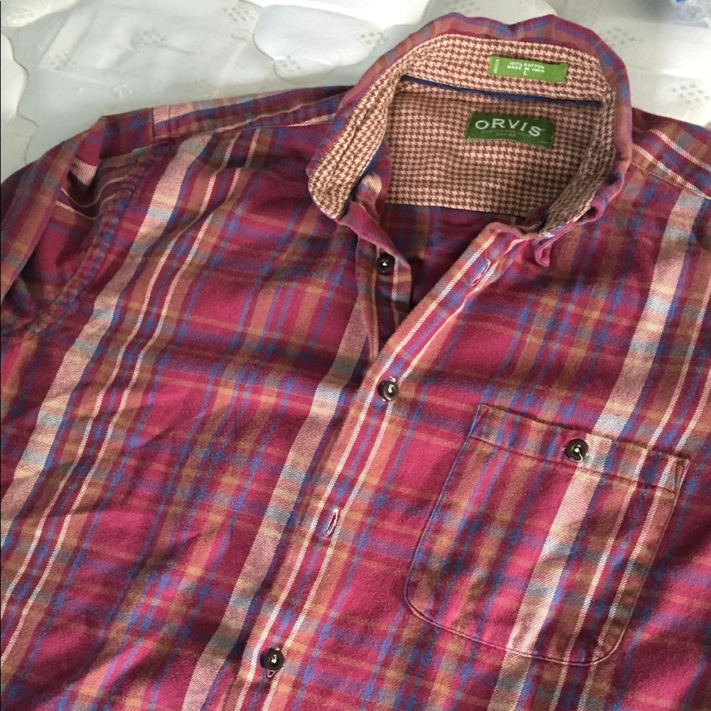 Orvis Flannel Long Sleeve Shirt